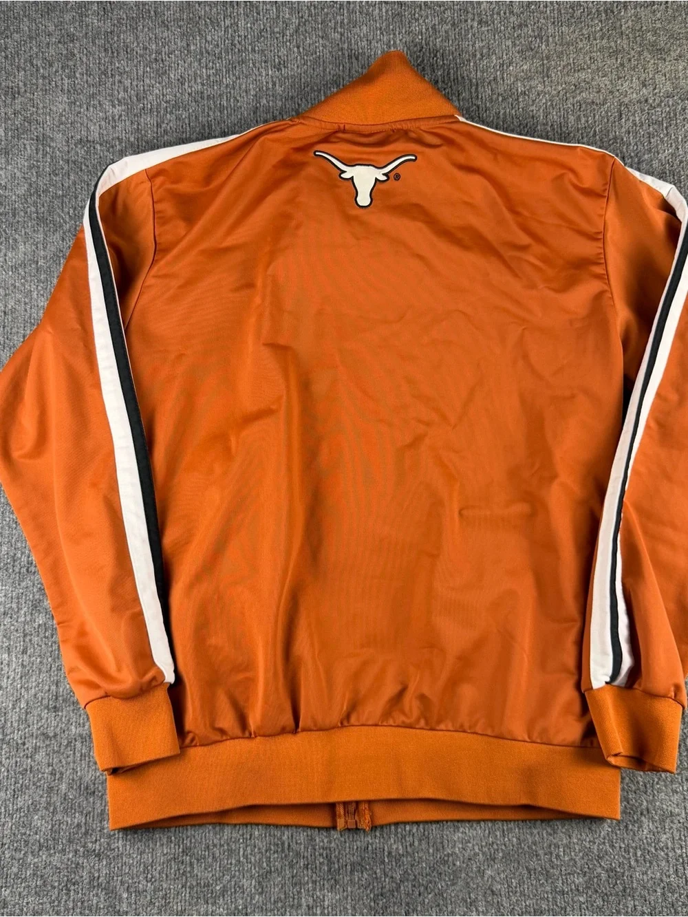 Colosseum Texas Longhorns Track Jacket Men’s Large Orange Zip Up College Sports